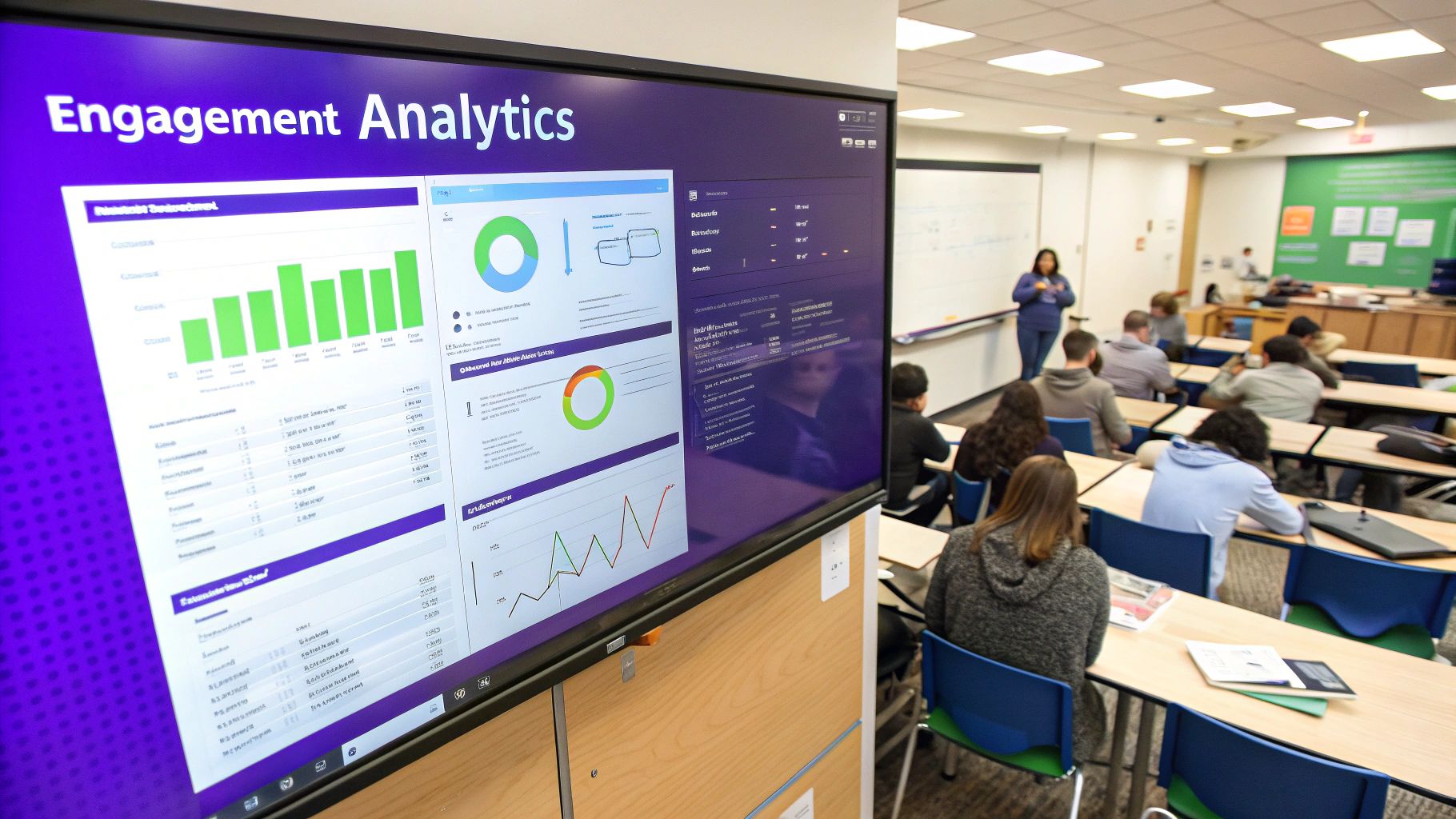 Students collaborating on a project